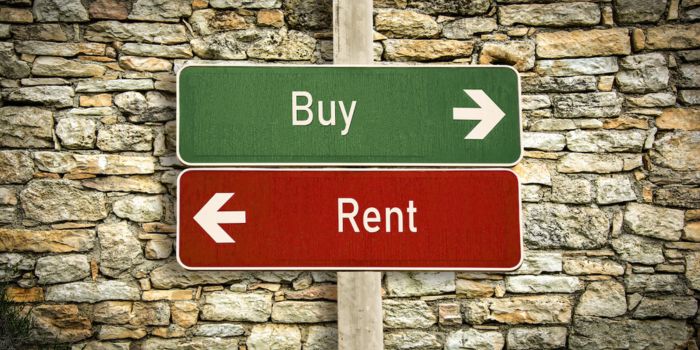 Buying vs renting a home