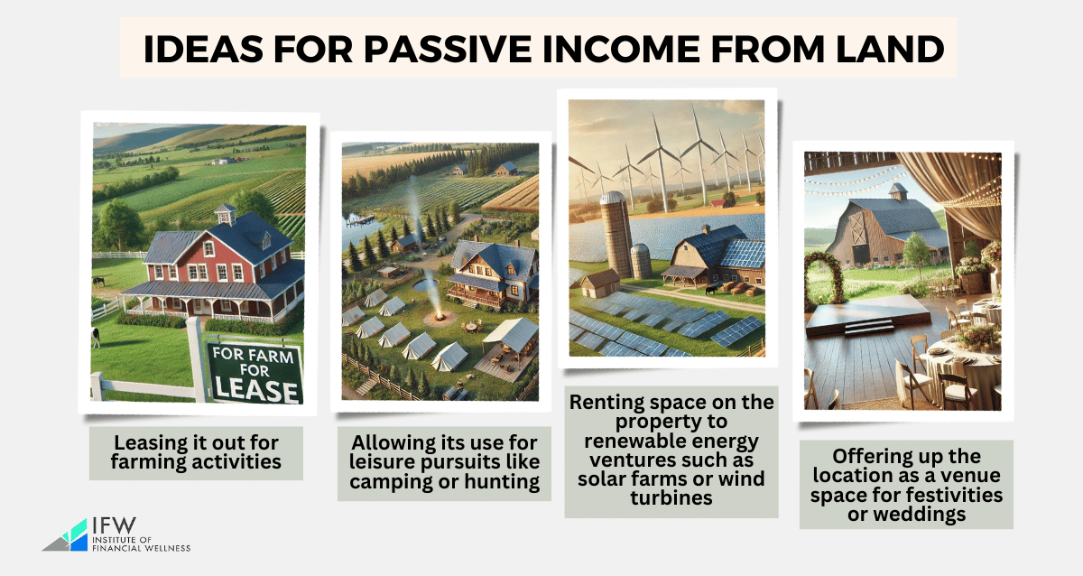 Ideas for passive income from land