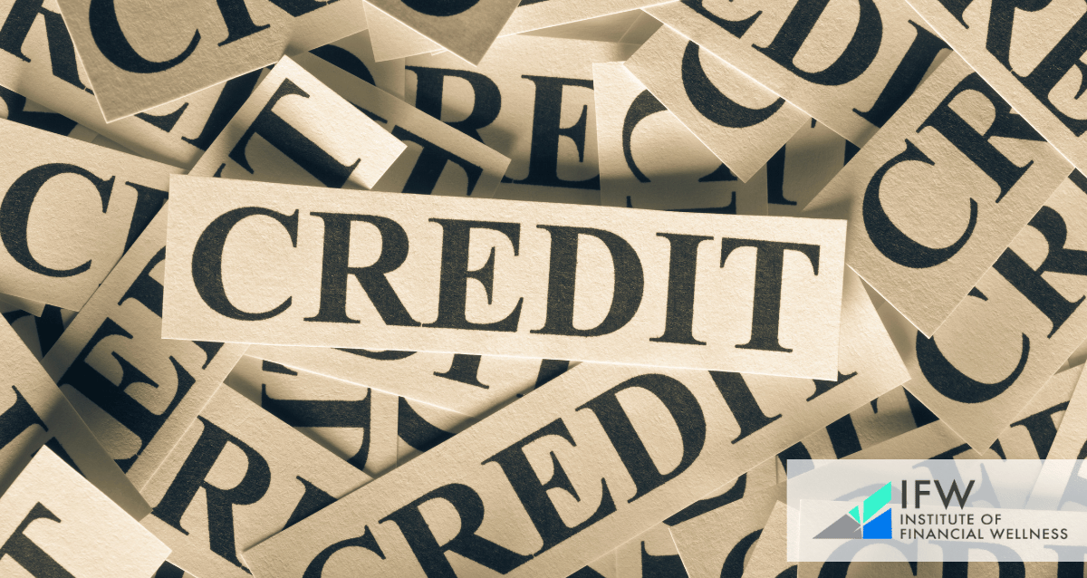 An image of paper reading the word "credit"