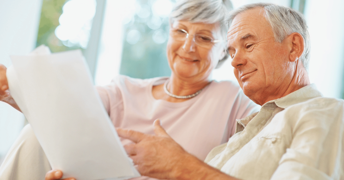 An elderly couple considering MAGI and retirement planning