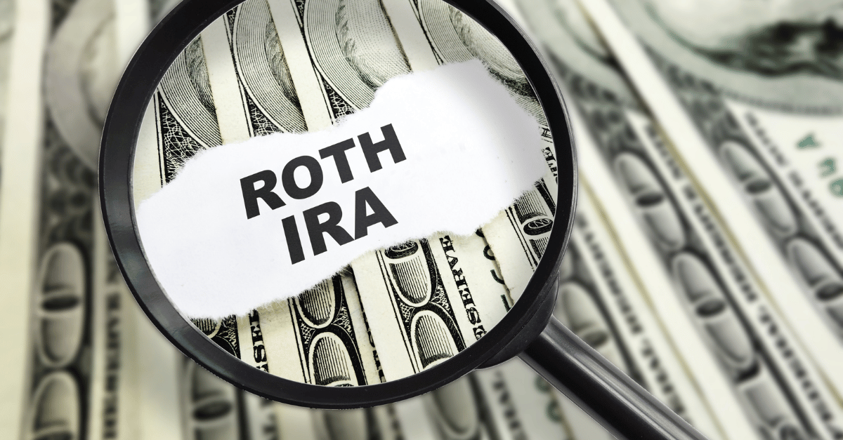 Image of money and the ROTH IRA