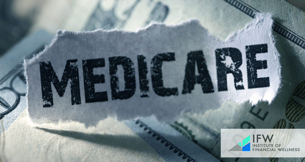 A piece of paper with the work "Medicare"