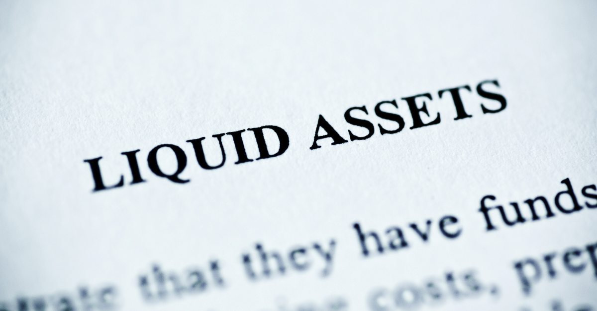 Image of the definition of a liquid asset