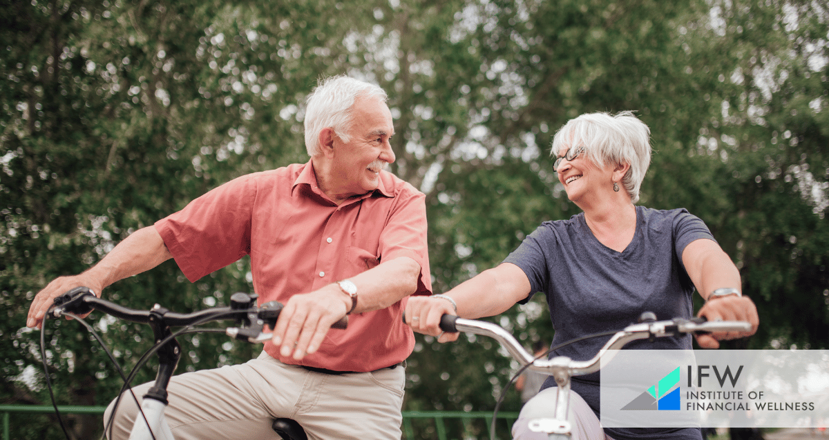 A happy retired couple