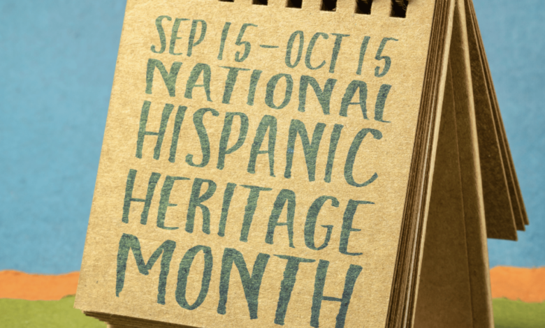 Hispanic Heritage Month calendar