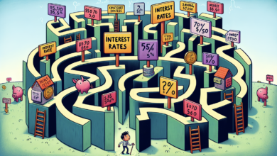 An illustration of high interest rates