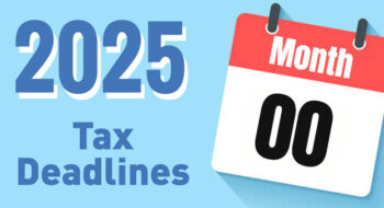 2025 Tax Deadlines